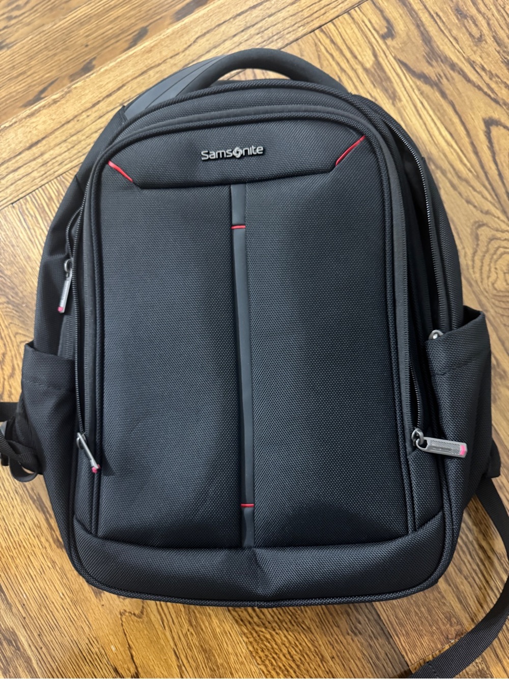 Samsonite Black Backpack with Red Accents - Men's Laptop Pack (New  but no tag)